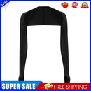 Riding Fishing Cooling Shawl Arm Sleeves Sun Protection Ice Warmer (Black)
