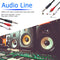 1.5m 1/4 Stereo Male to 2 RCA Male Dual RCA to 6.35mm TRS Audio Adapter Cable