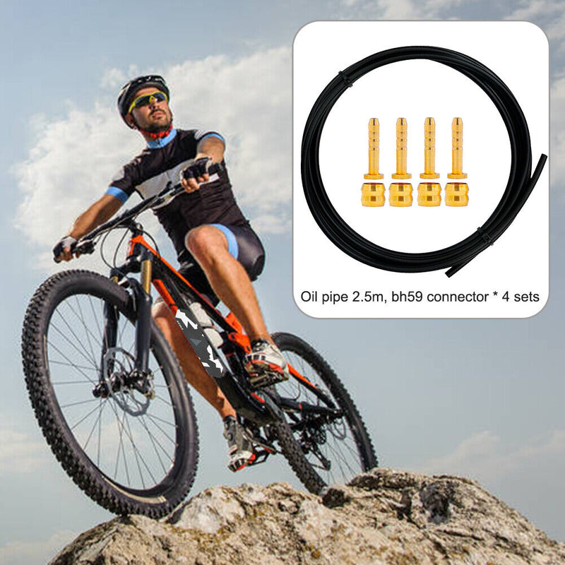 MTB Bike Hydraulic Disc Brake Oil Tube BH59 Connector Bicycle Pants Cable Set