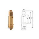 Replacement Plug Bolt Spring Pop Up Bolt Clack Plug Bolt Basin Drain Stopper