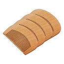 Styling Tool Peach Wood Beard Hair Comb Mustaches Brush Fine Coarse Teeth