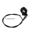 7/8" Twist Throttle Accelerator Handle Grips Cable Set Mini Bike ATV Quad 22mm