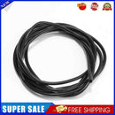 1m DIY Silicone Soft Rigs Tube Sleeve for Carp Fishing Tackles (Black)