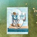 Transparent Father and Son Love Stamp Silicone Seal for DIY Scrapbooking Newly