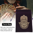 Velvet Tarots Card Storage Bag Drawstring Jewelry Dice Bag Pockets for Family