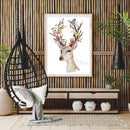 11CT Partial Cross Stitch Lucky Deer Stamped DIY Kits Handmade Cotton Embroidery