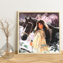 Full Embroidery Needlework Kit Cross Stitch Set 11CT 3 Beaches Winter Snow