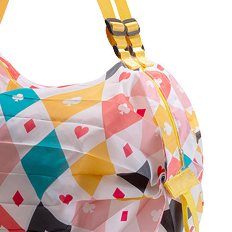 Waterproof Folding Eco-Friendly Shopping Travel Portable Grocery Bag (C)