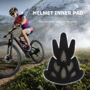 Universal Helmet Inner Foam Pads Kits Sealed Sponge Set for Cycling (Black)