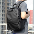 Large Men Backpack Waterproof Business School Laptop Casual Bagpack (Black)
