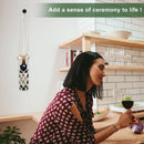 Macrame Wine Bottle Carrier - Cotton Hanging Water Bottle Net Bag (1pc)