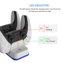 Charger for DualSense Dual USB Type C Charging Cradle with Indicator USB Cable