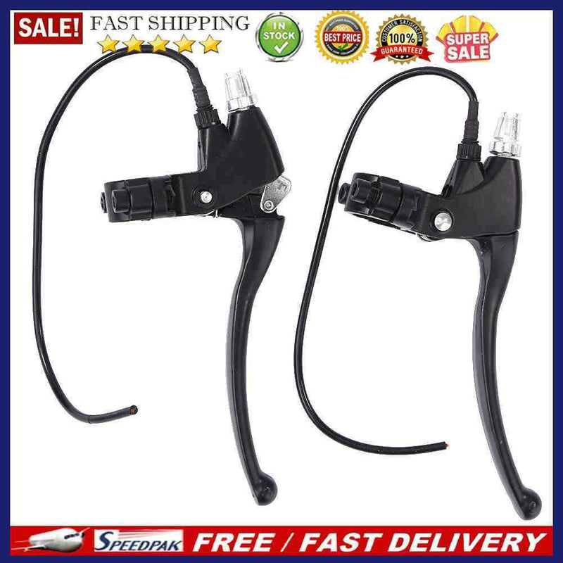 2 Pair Alloy Front Rear Electric Bike Scooter Brakes Handles Replacement