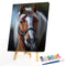 Wild Animal Oil Paint by Numbers Hand Painted Frameless Picture Home Ornament