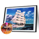 5D DIY Full Drill Diamond Painting Ocean Ship Cross Stitch Embroidery Kits Newly