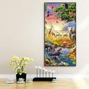 5D DIY Full Diamond Animal World Round Diamond Rhinestone Diamond Painting