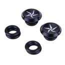 Bike MTB 1 Pair Mini Aluminum Alloy Grip Handlebar Bar End balck