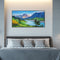 Oil Paint By Numbers Mountain River Frameless Picture Craft Kit for Living Room