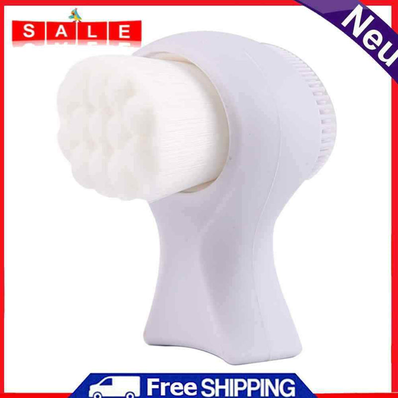Silicone Face Cleanser Brush Washing Double-Side Massage Portable Skin Care Tool