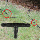 500X Tea Connectors For Irrigation Pants Water Pipe Joints Watering System