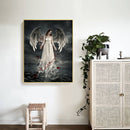 Angel Wings Oil Paint By Numbers Kits DIY Handpainted on Canvas Wall Art