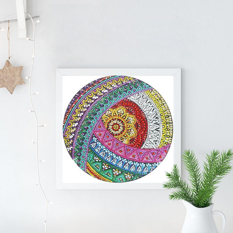 5D DIY Special Shaped Diamond Painting Mandala Embroidery Mosaic Kit Decor Newly