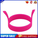 1pc Round Silicone Fried Egg Tool Pancake Mould Ring Poacher (Pink)
