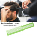 Hairdressing Carbon Anti-static Comb Wide Tooth Hair Clipper Comb (Green)