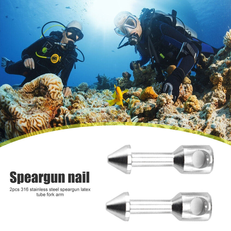 Spear Band Wishbone Nails for Spearfishing Scuba Diving Fishing Tackle Pack