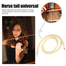2 Hank Universal Stallion Horse Hair for Violin Bow Stringed Musical Instru