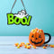 Halloween Ghost Letter Pattern Nonwoven Pendant Gate Wall Hangings Party Decor