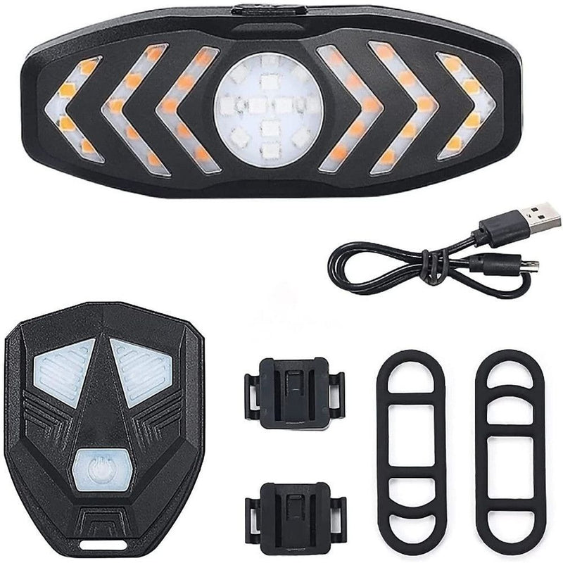 Waterproof Bicycle Taillight Turn Signal Light Bike Rear Lights LED Indicator