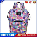 Fashion Women Printing Mummy Diaper Bag Nappy Large Handbag (Color Cats)