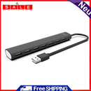 USB 2.0/3.0 HUB Adapter Multi USB Splitter 7-Port USB Expander for PC Computer