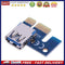PCI Express 1X to USB 3.0 Female Adapter for PCIe Riser Bitcoin BTC Mining Blue
