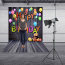 Happy Birthday Backdrop Wall Table Art Cloth Studio Photography Prop Home Decor