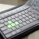 Portable Universal Clear Silicone Keyboard Skin Protector M1O8 Cover T8U5 G1S1