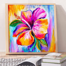 Blooming Flower Oil Paint By Numbers DIY Handpainted Home Decoration Unfram