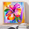 Blooming Flower Oil Paint By Numbers DIY Handpainted Home Decoration Unfram