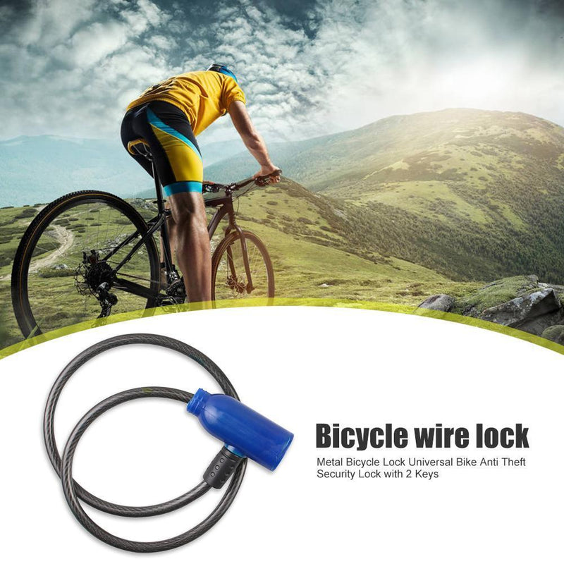 Bicycle Anti Theft Lock MTB Road Electric Bike Lock with 2 Keys Bike Access