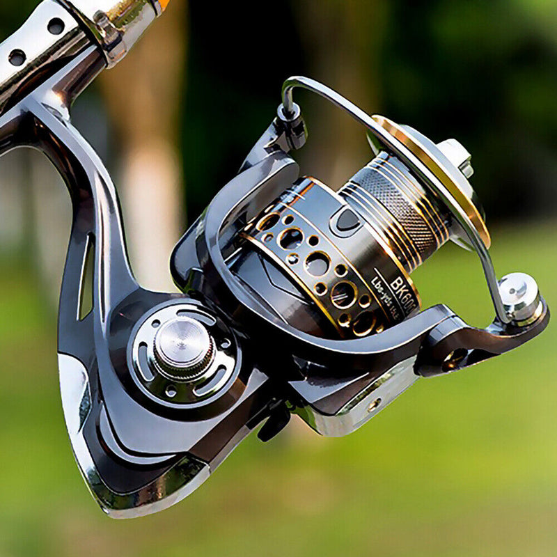 BK 12+1 BBs Right/Left Hand Interchangeable Spinning Fishing Reel Gear Tackle