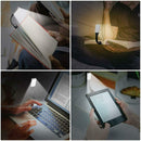 USB Rechargeable Clip On Book Light LED Flexible Reading Lamp For Reader Kindle