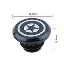 2pcs Aluminum Handlebar End Caps Plugs for MTB Road Folding Bike (Black 2) Newly