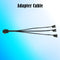 Computer Cooler Cooling Fan Splitter 6 PIN to 3x4PIN 12V Power Cable Wire