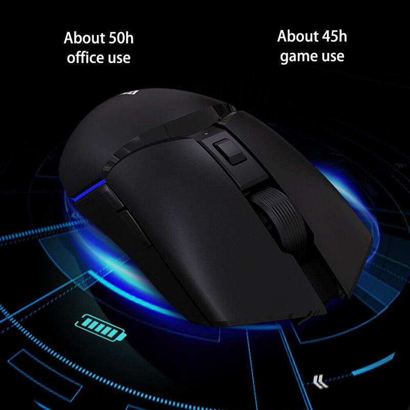 Ajazz i309Pro RGB Gaming Mouse Wired Wireless Gamer Mice for PC Computer