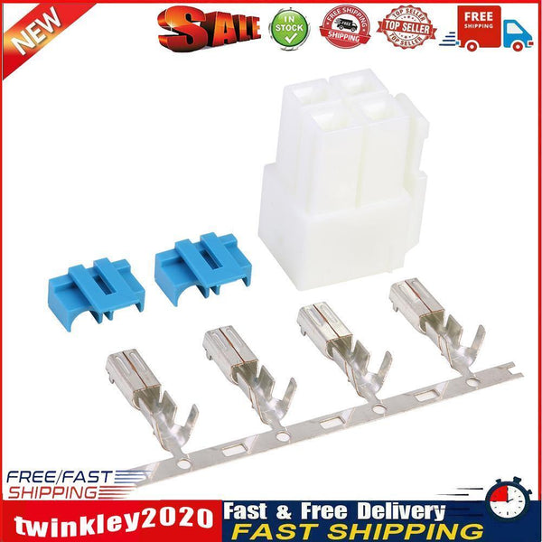 4-Pin Power Connector Plug for Icom IC-7000 IC-7100 IC-7400 IC-7600 Radio Newly