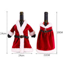 Chirstmas Wine Bottle Cover Dinner Table Champagne Bottle Cap Home Decor (B)