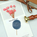 Wax Seal Stamp, Brass Head 30mm for Invitations Cards Letters Envelopes, Wedding
