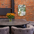 Home Weatherproof Retro Chic Italian Hot Cocoa Sign Iron Painting Wall Drawing