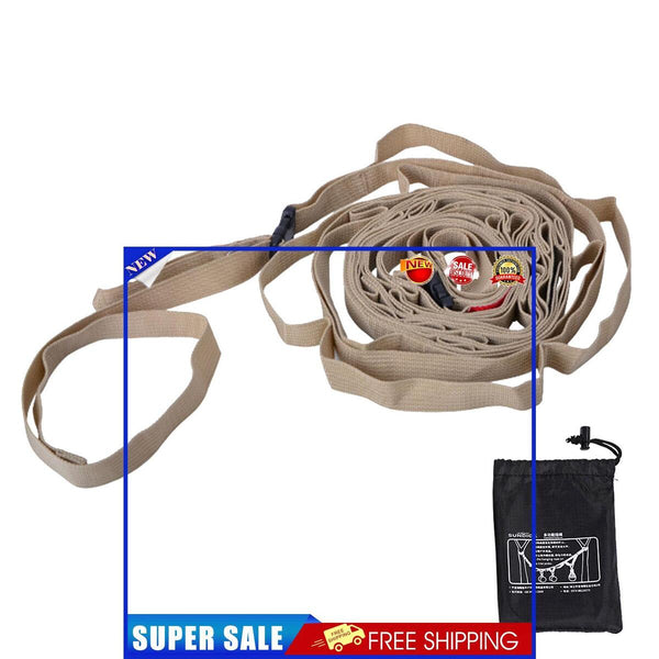 Camping Campsite Storage Strap Hanging Rope Lanyard Hanger (5m Khaki)